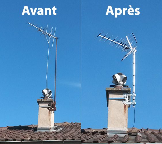 installation antenne TV